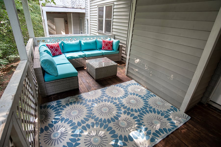 Deck off of living room