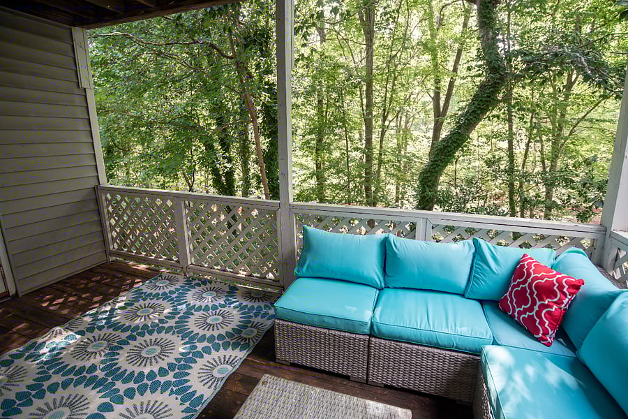 deck off of living room