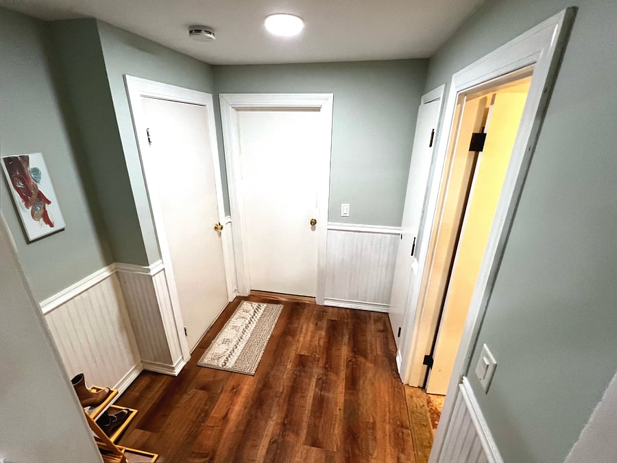 The main entryway to your new home! It connects to the 1st bedroom, bathroom, and living room. 