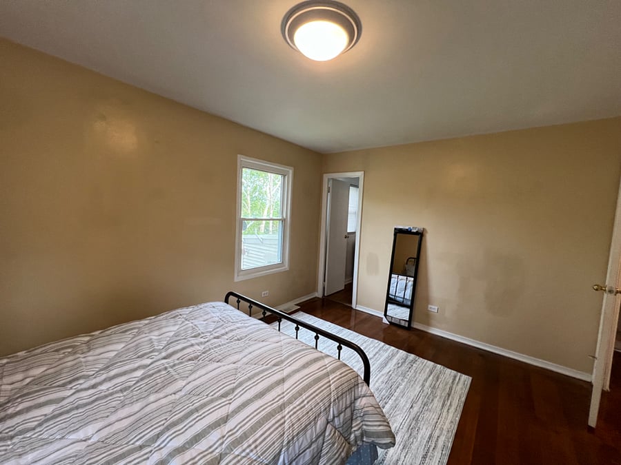 Bedroom #C - w Queen bed, attached bath (shared), 2 closets. 