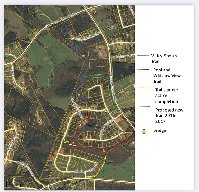 Neighborhood trails for hiking/biking!