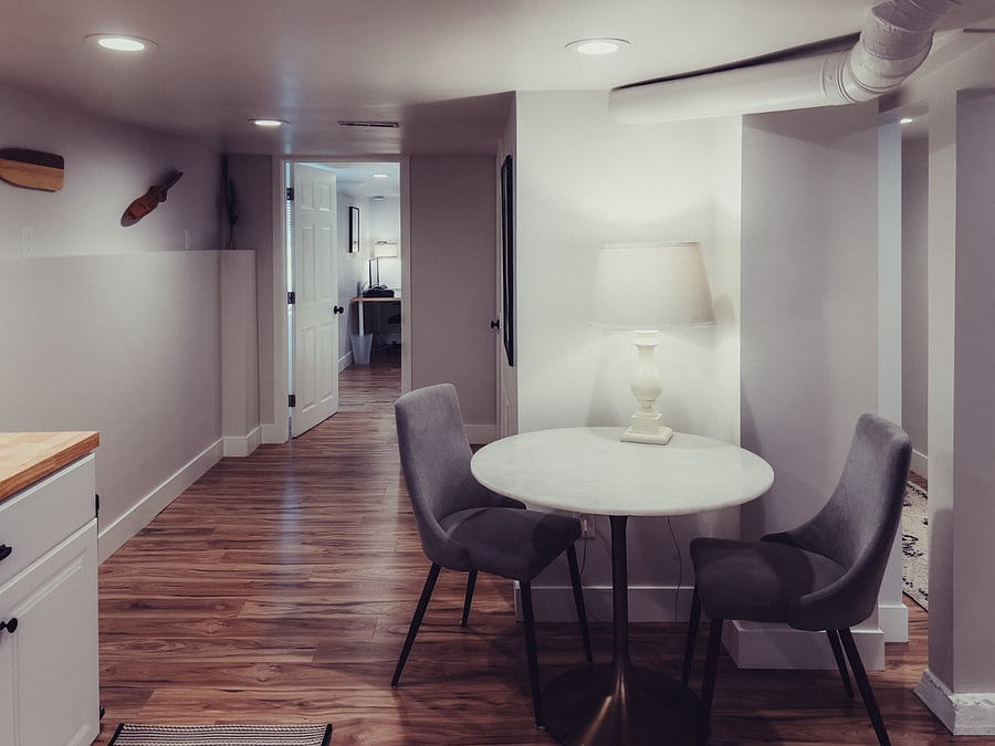Downstairs nook