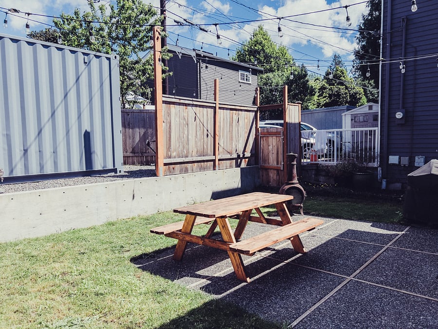 Enclosed Backyard