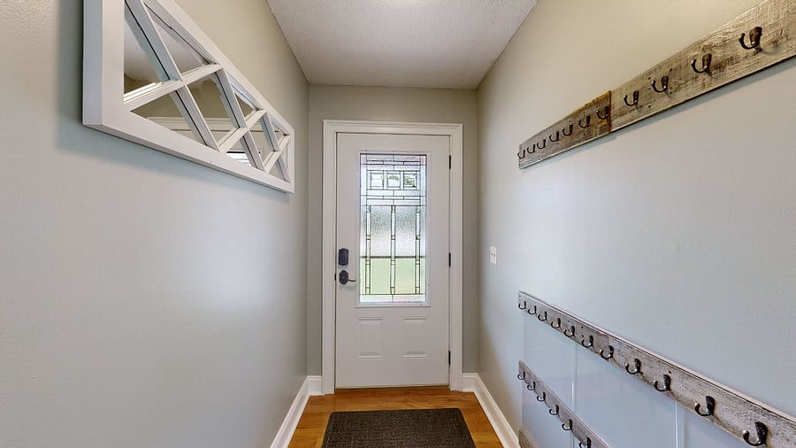 Entry Way with Coat and Shoe Rack