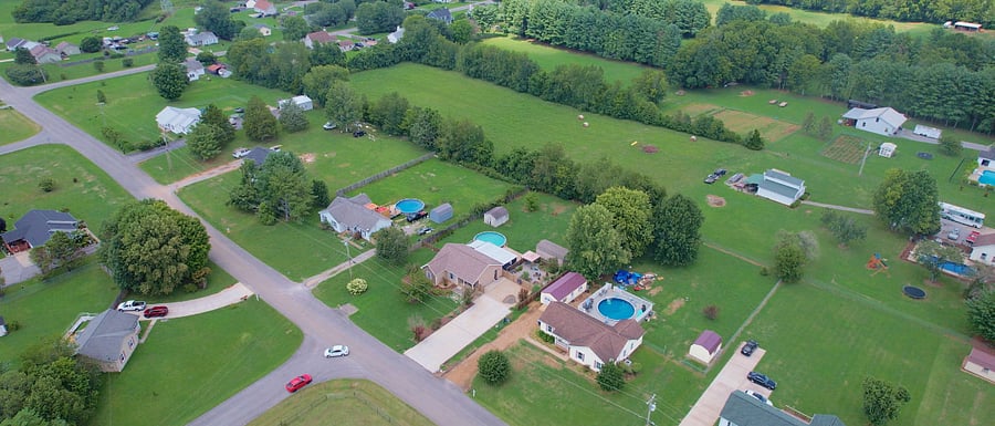 View of the Neighbors and the Area