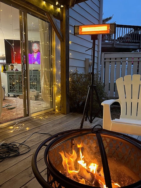downstairs patio