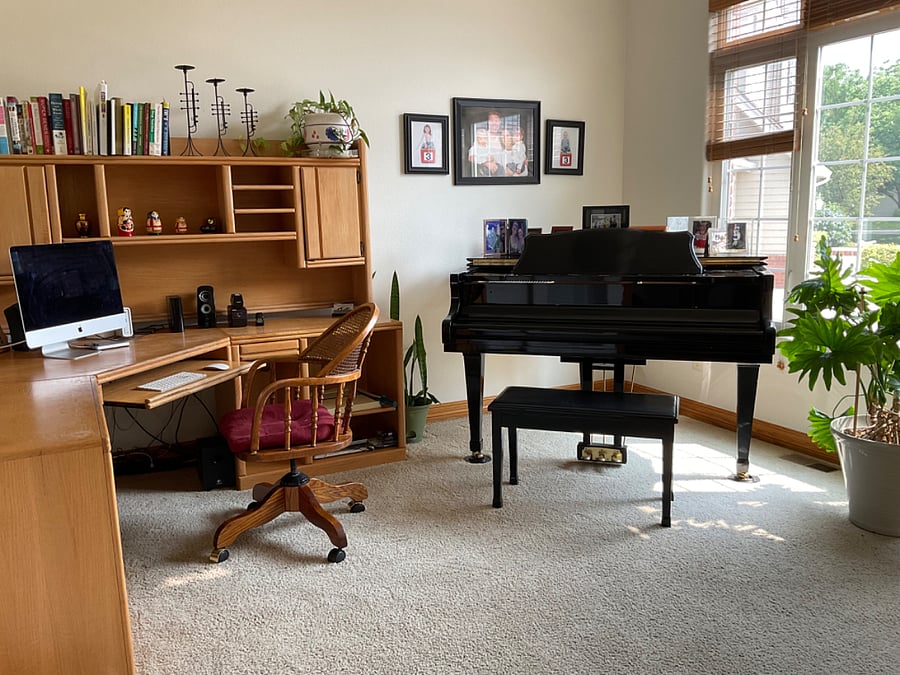 You are welcome to play our piano.