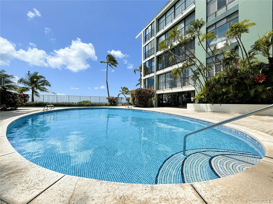 Swim or sunbathe with incredible views of the ocean just steps off the beach. 