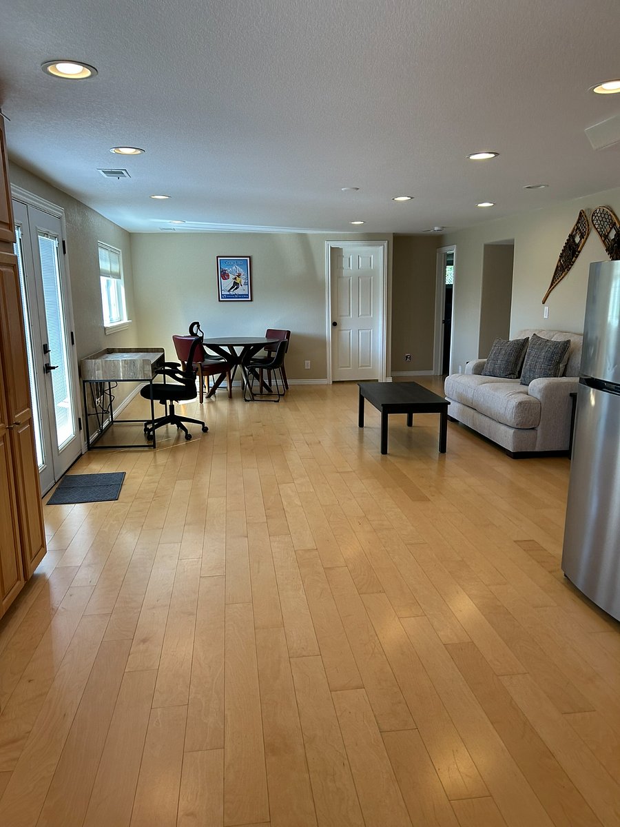 Large 2nd living area and work space. Located in walkout basement level.