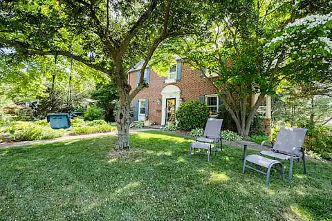 If you like to sit outside, these lawn chairs are a great place to enjoy a cup of coffee in the morning or a glass of wine at night!