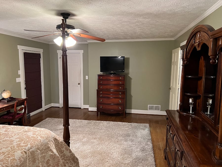 View of remaining master bedroom - plenty of space!