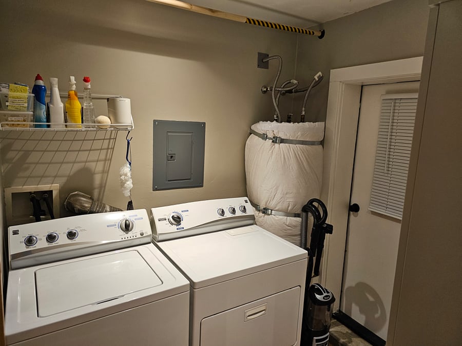 Washer and dryer in unit