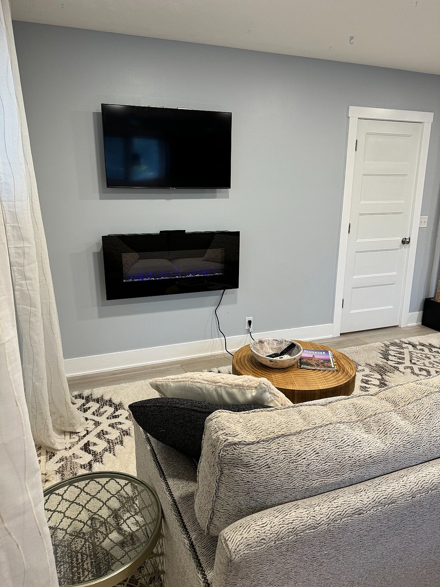 Electric fireplace!