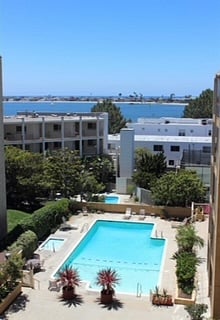 View of our Pool and Jacuzzi.