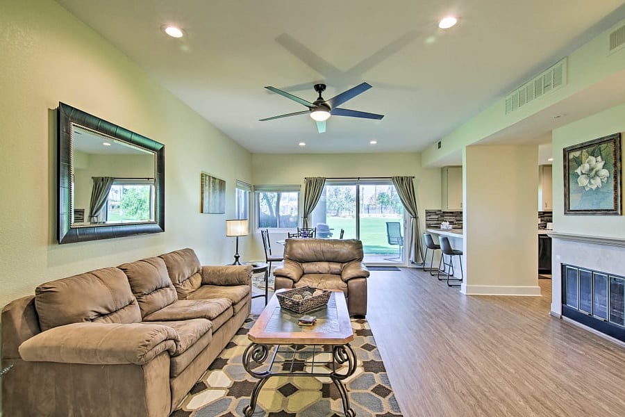 Living and Dining rooms 