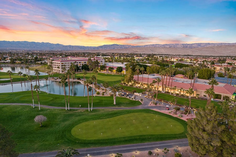 Partial aerial view of Desert Princess Country Club