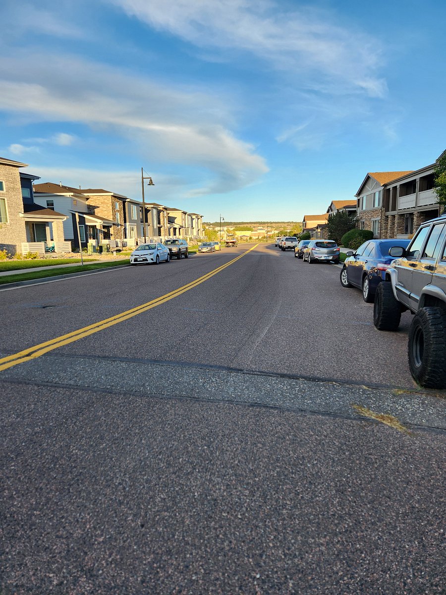 View of on Street parking
