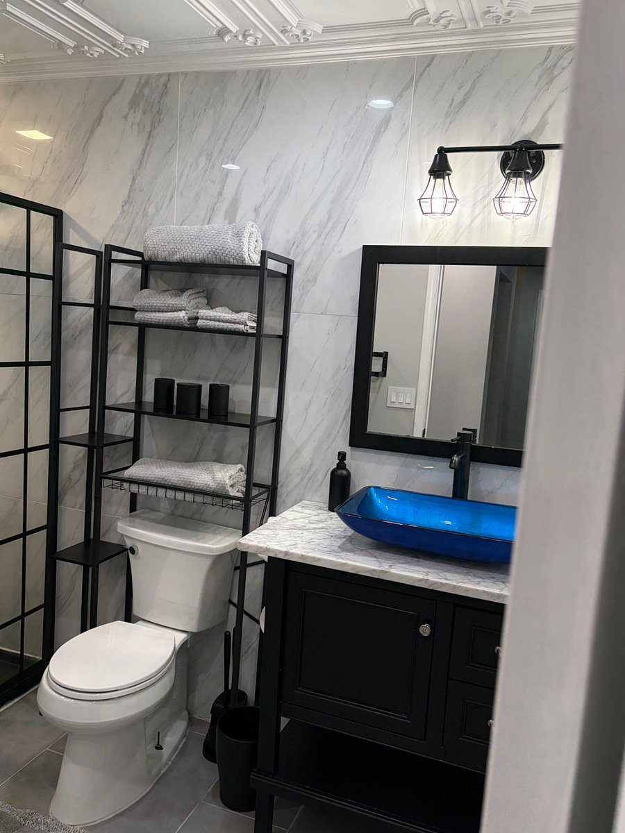 Bathroom fully tiled