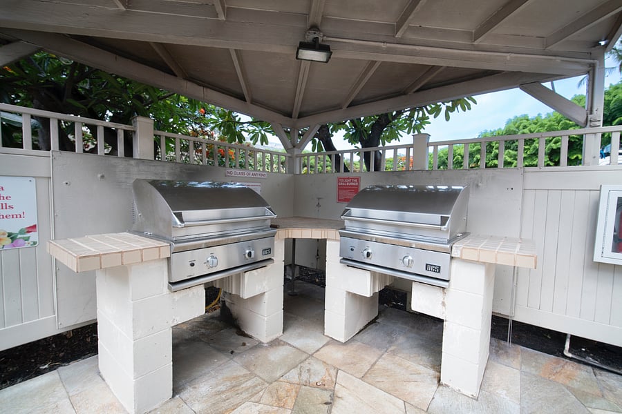 Grills available at the pools