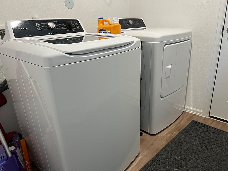 Access to laundry room.