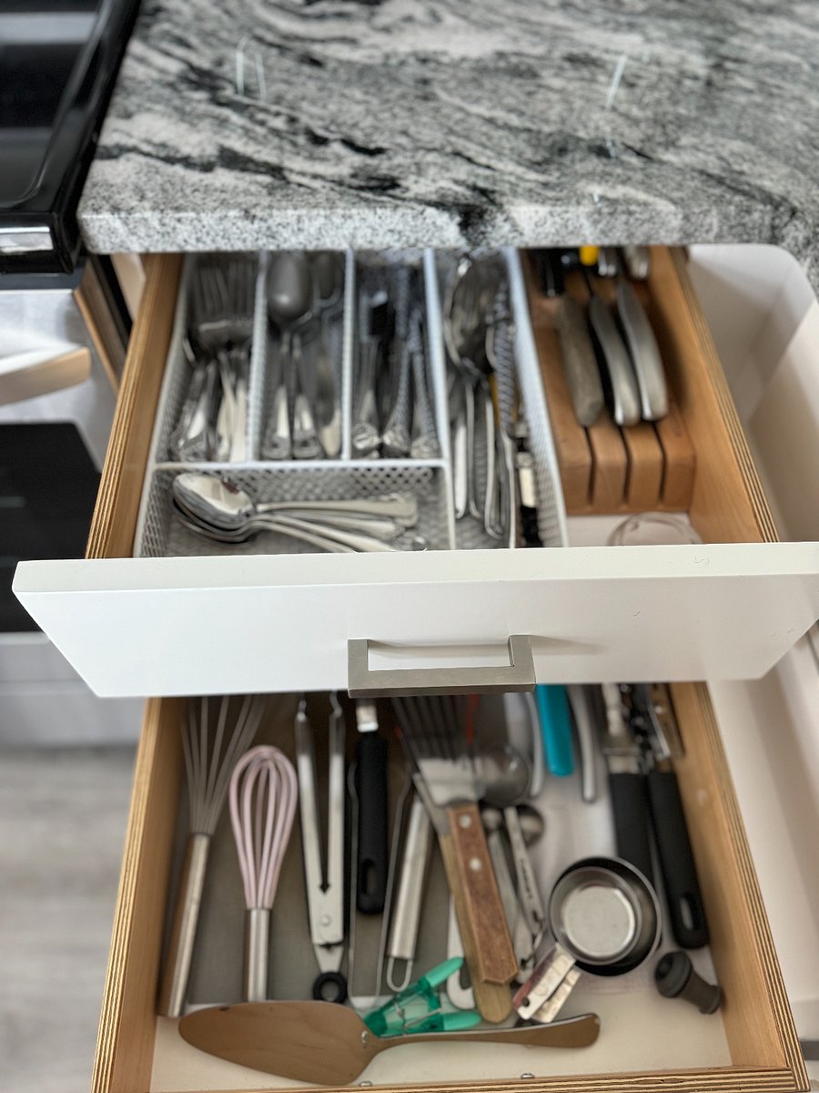 Kitchen stocked and ready for use