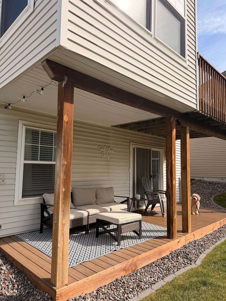 Shared Backyard deck