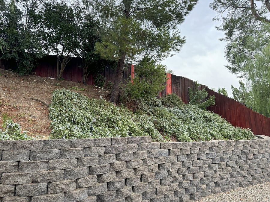 Right Hillside of Backyard. Plenty of flat area down below. Other pictures coming soon of backyard