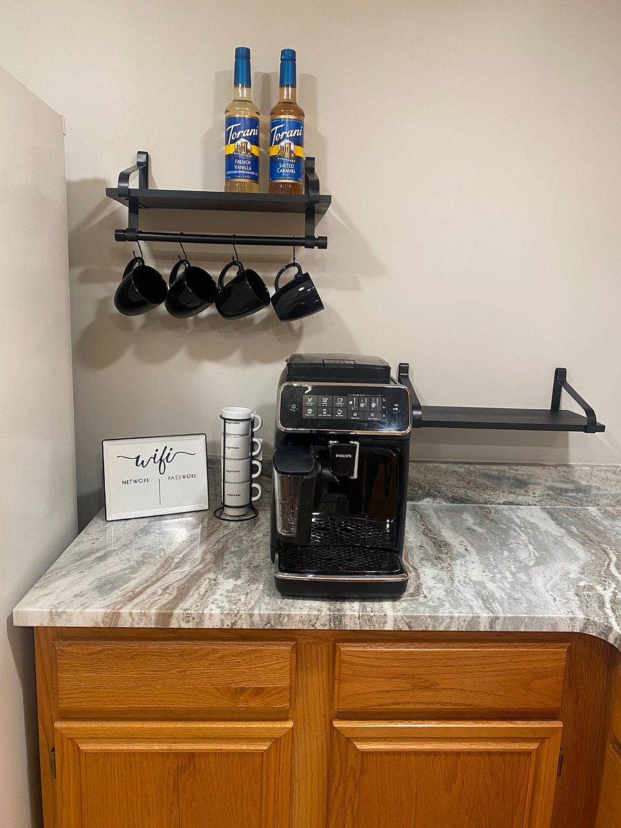 Fully automated espresso machine. Starbucks at your fingertips 24/7!