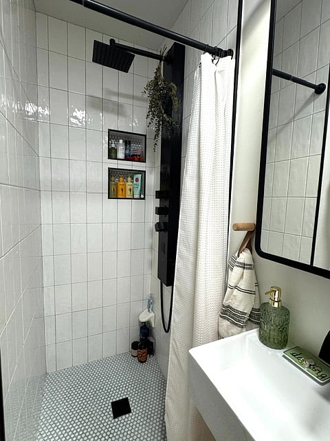 Japanese shower system.