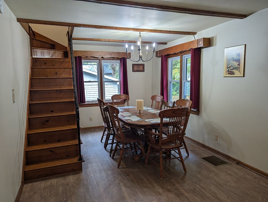 Dining Table on the ground floor.