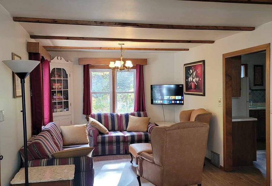 Living room with Smart TV