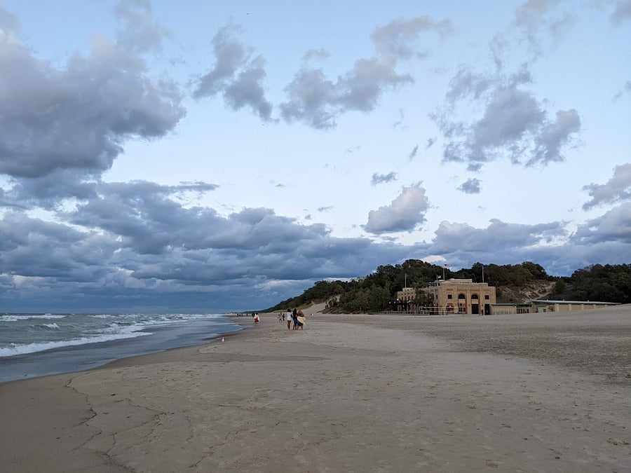 Indiana Dunes State Park Beach and Pavilion