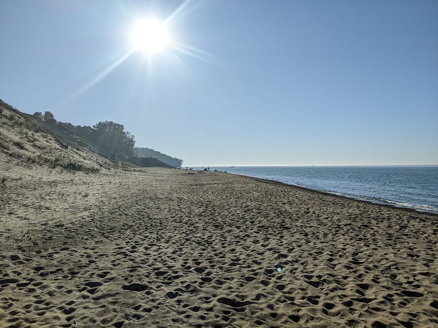 Central Beach, Indiana Dunes National Park.