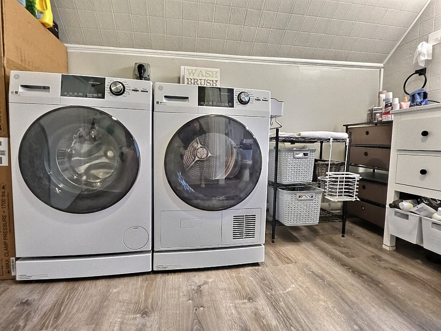 Washer Dryer in Shared Bath