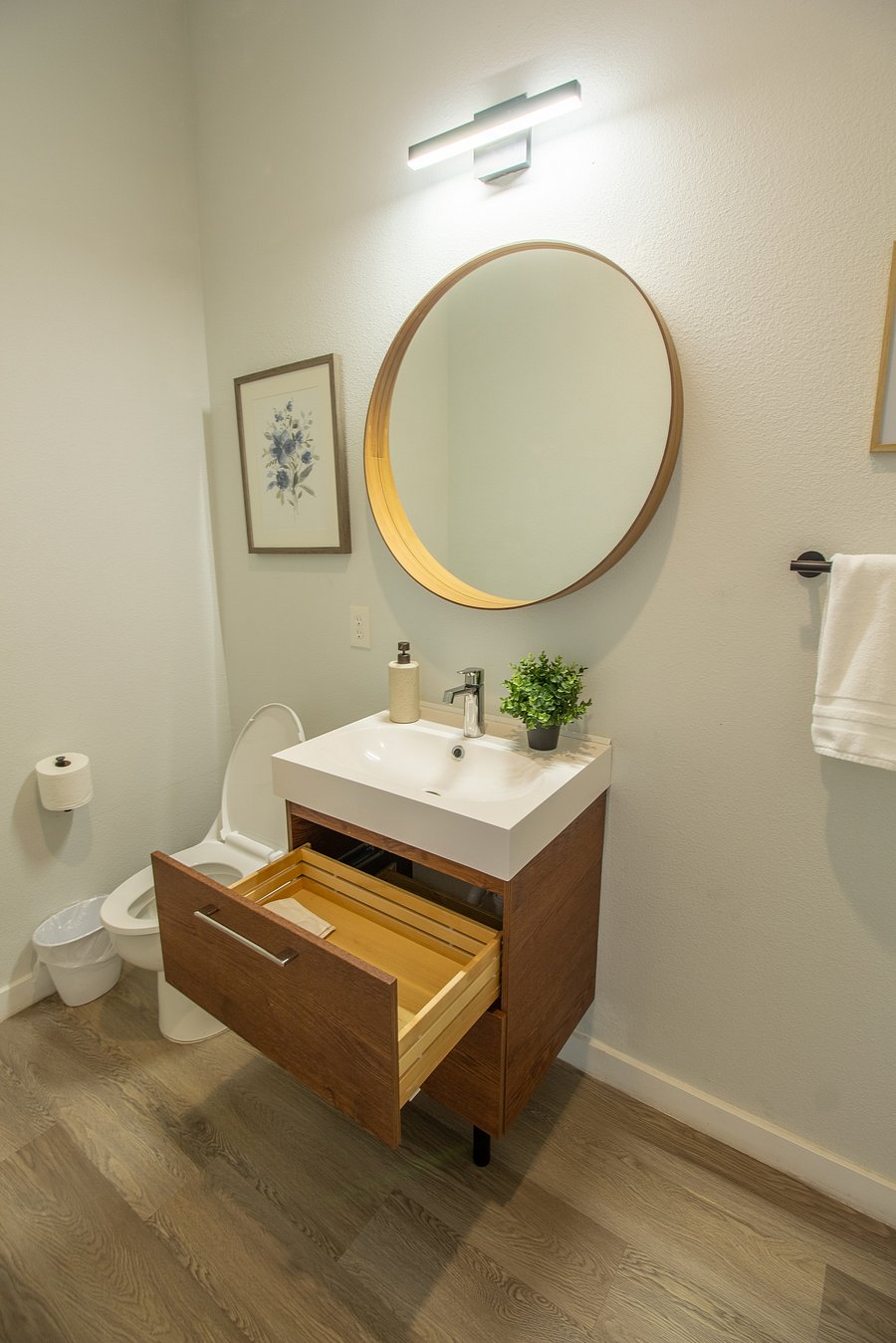 An extra bathroom makes every stay easier.