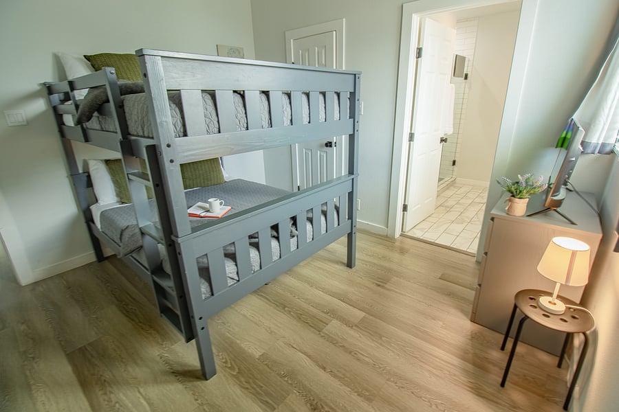 Comfortable sleeping space perfect for families or friends.