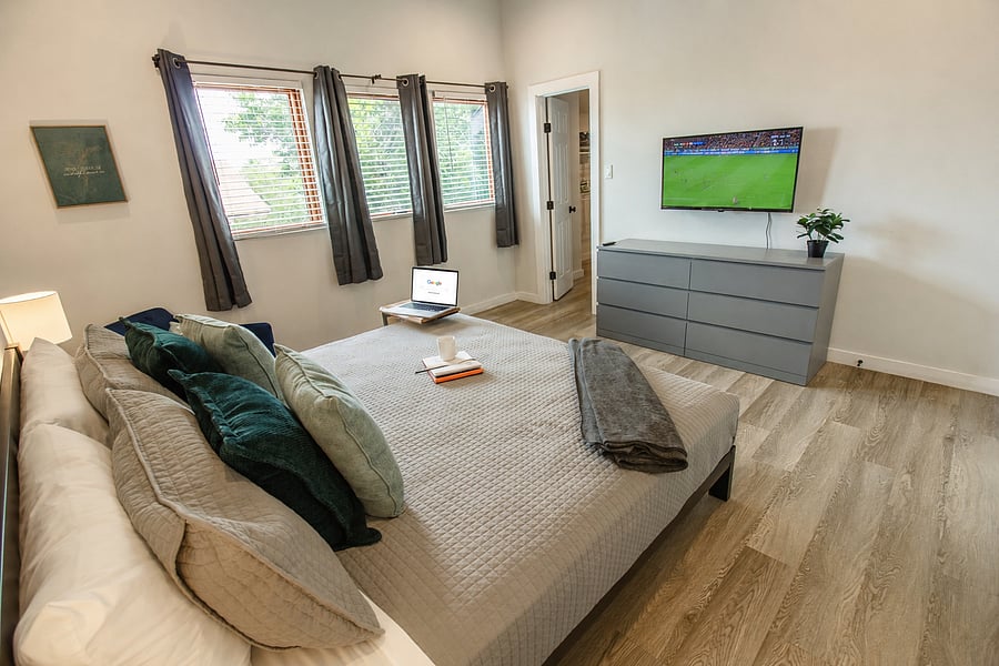 A peaceful bedroom designed for restful nights.
