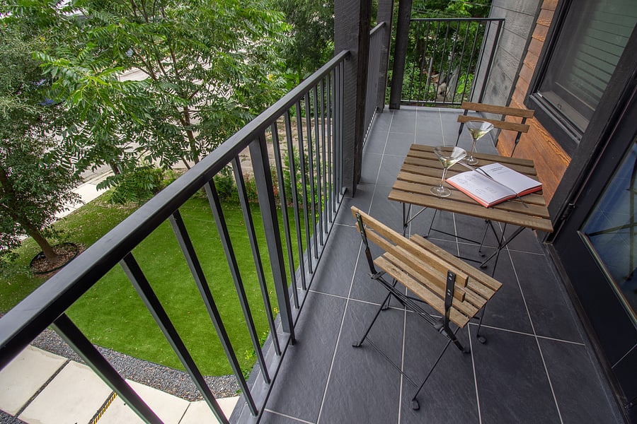 Start your morning with coffee and fresh air.