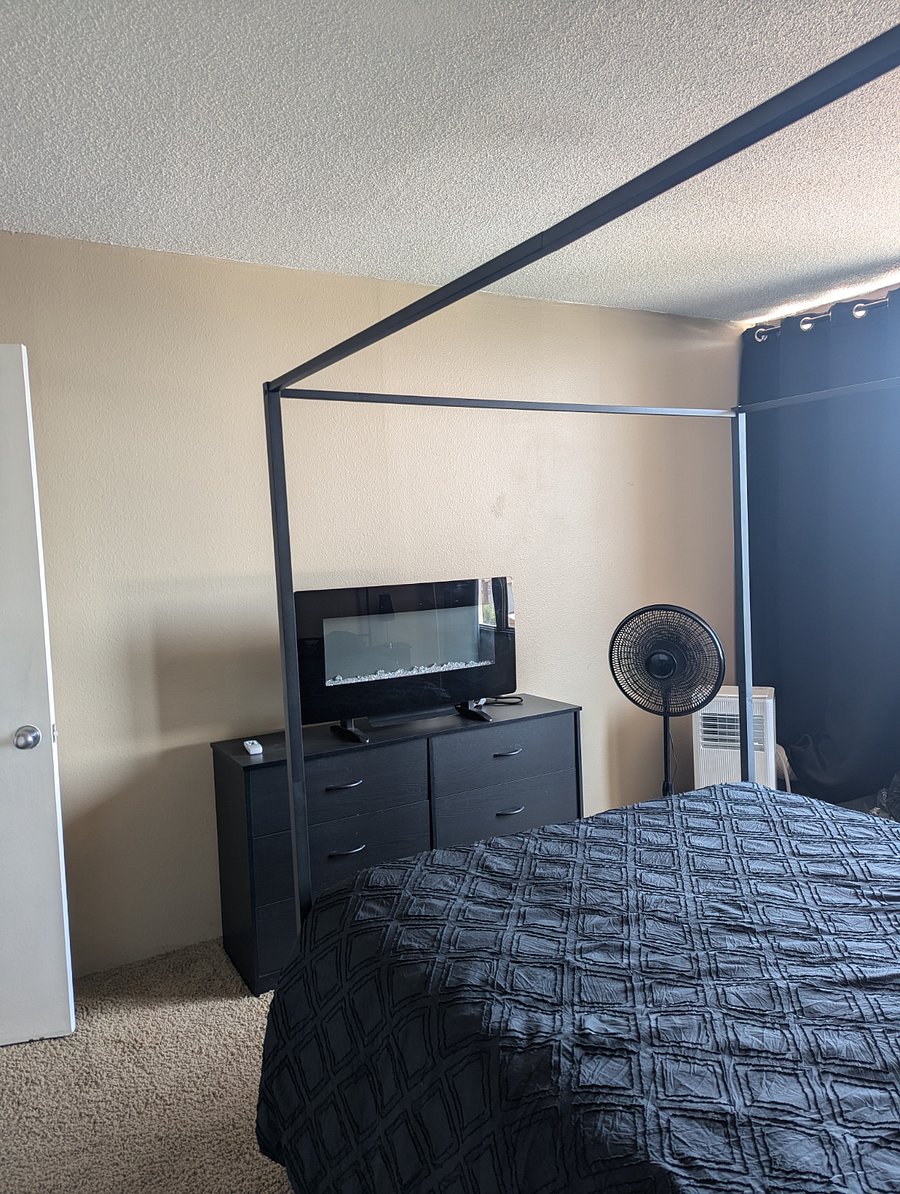 Optional use of portable AC, fans, and electric fireplace