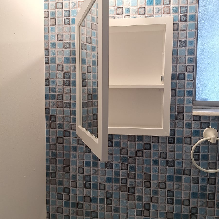 old-fashioned medicine cabinet
