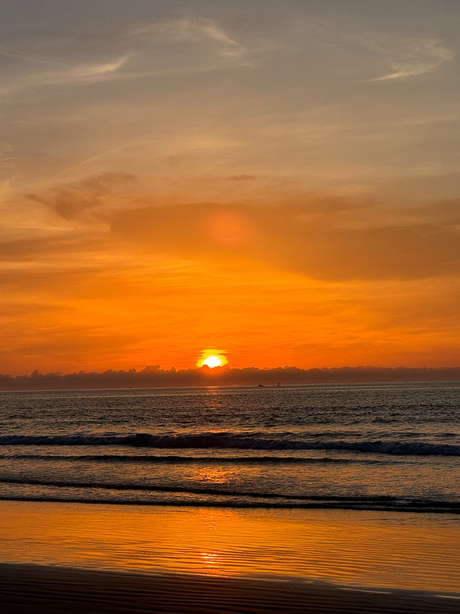 Sunrise in front of the community