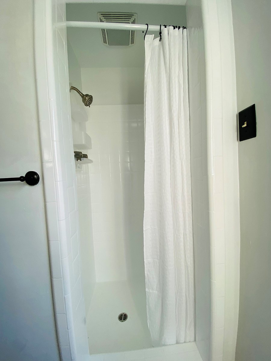 Shower newly glazed