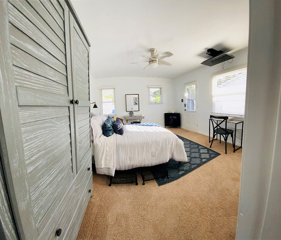 Angle view from bathroom