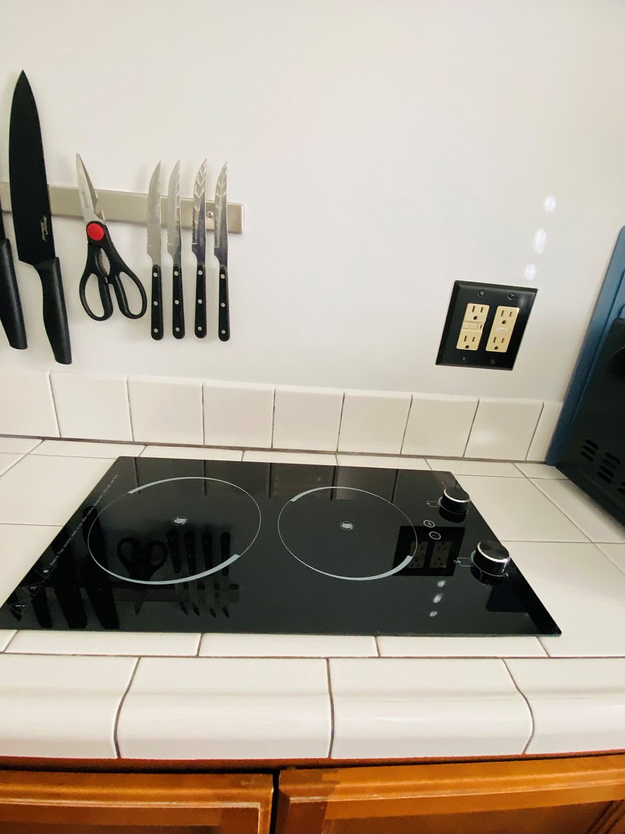 Induction, no flame cooktop