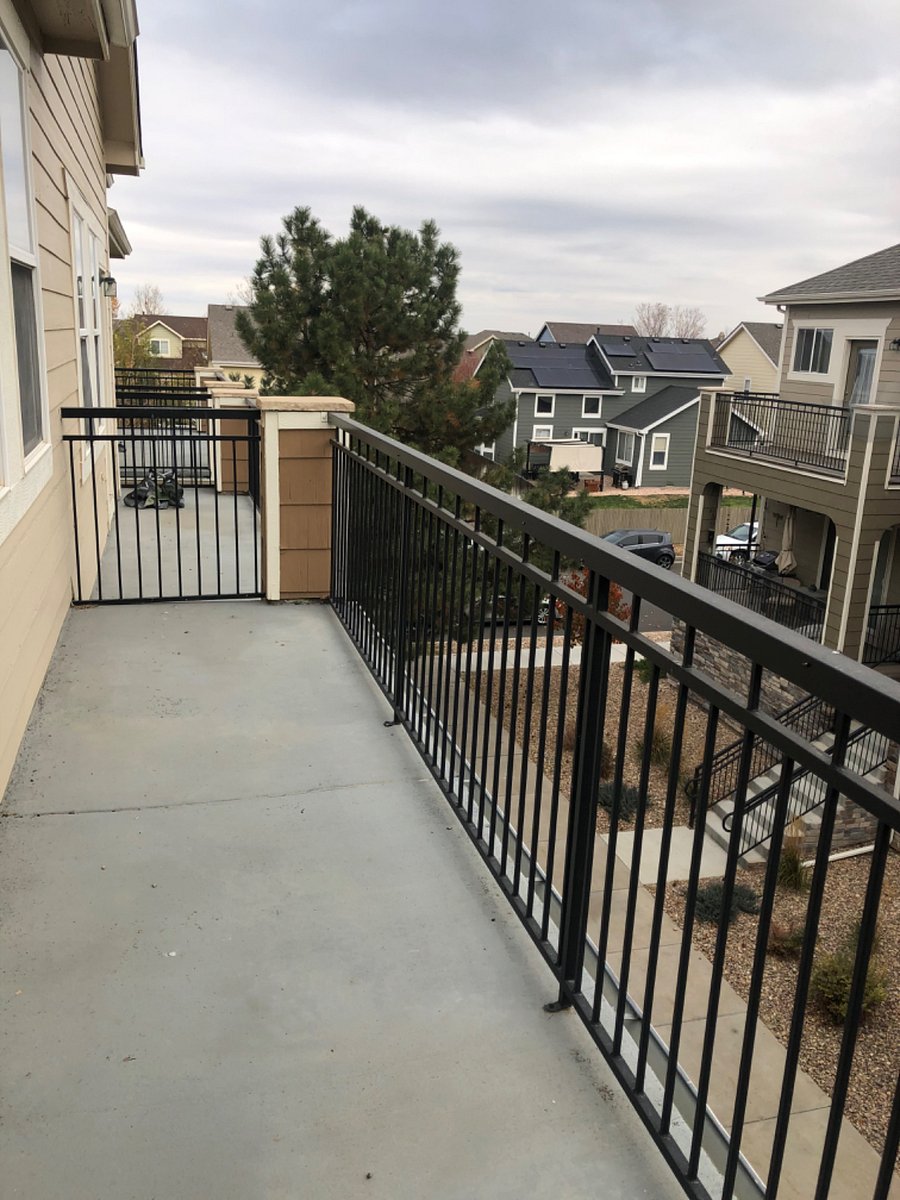 View from upper patio