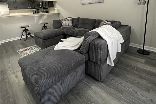 Enjoy soft lighting and stylish decor that creates a peaceful, homey vibe.