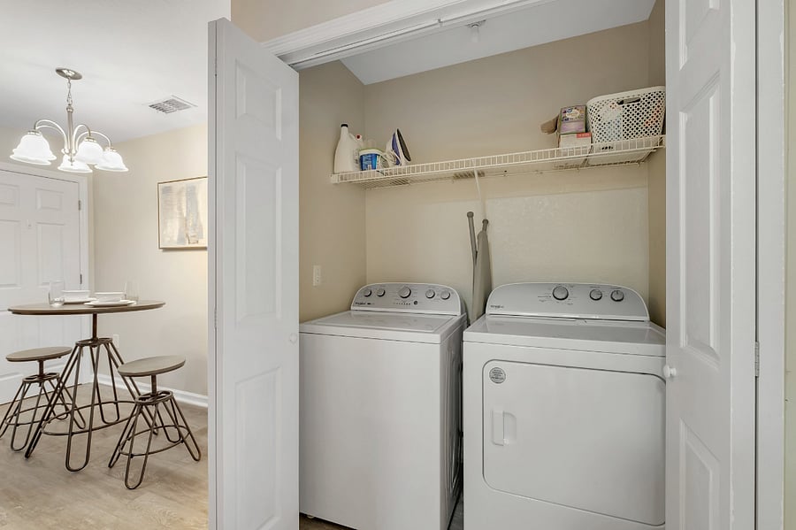Tackle laundry at your convenience with an in-unit washer and dryer.