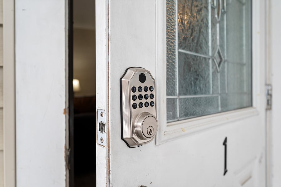 Private entrance to the lower apartment for easy, independent access.