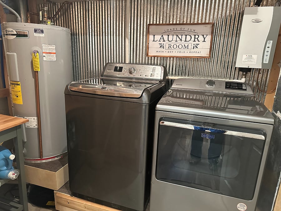 Washer/ dryer - basement. New appliances.