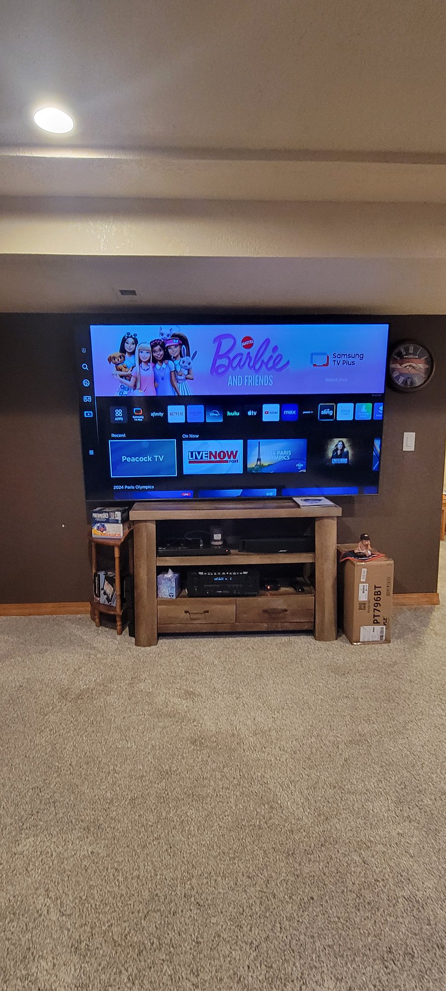 80 inch Smart TV with streaming